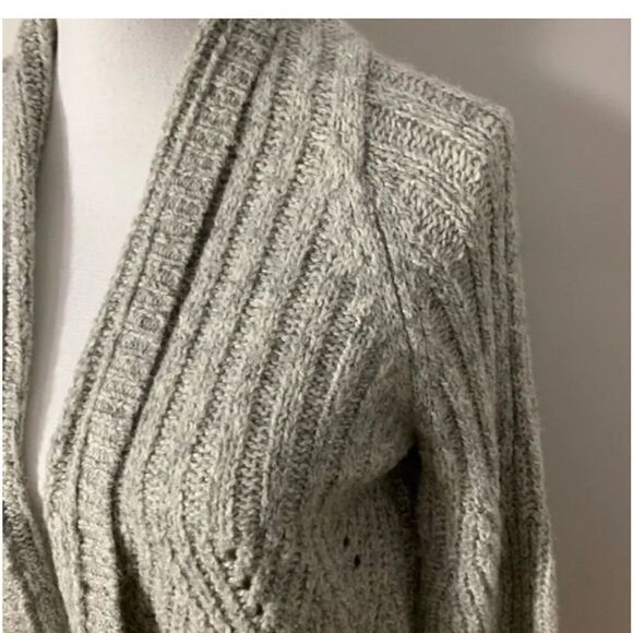CAbi | Gray Cathedral Open Cardigan Style 3472 | L - Picture 7 of 7